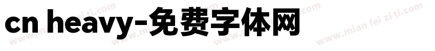 cn heavy字体转换